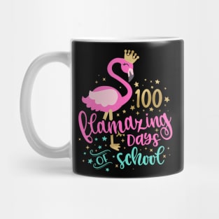 100 Flamazing Days of School Flamingo Teacher Girls Kids Mug